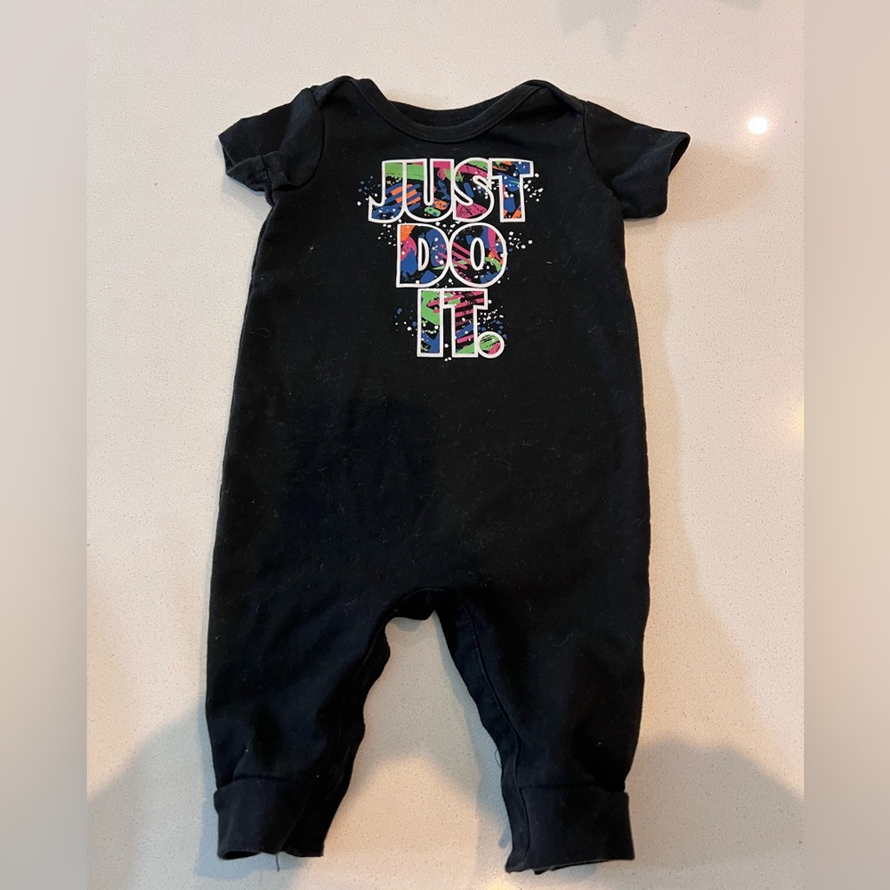 Nike Baby Just Do It Coveralls one piece black 6 month